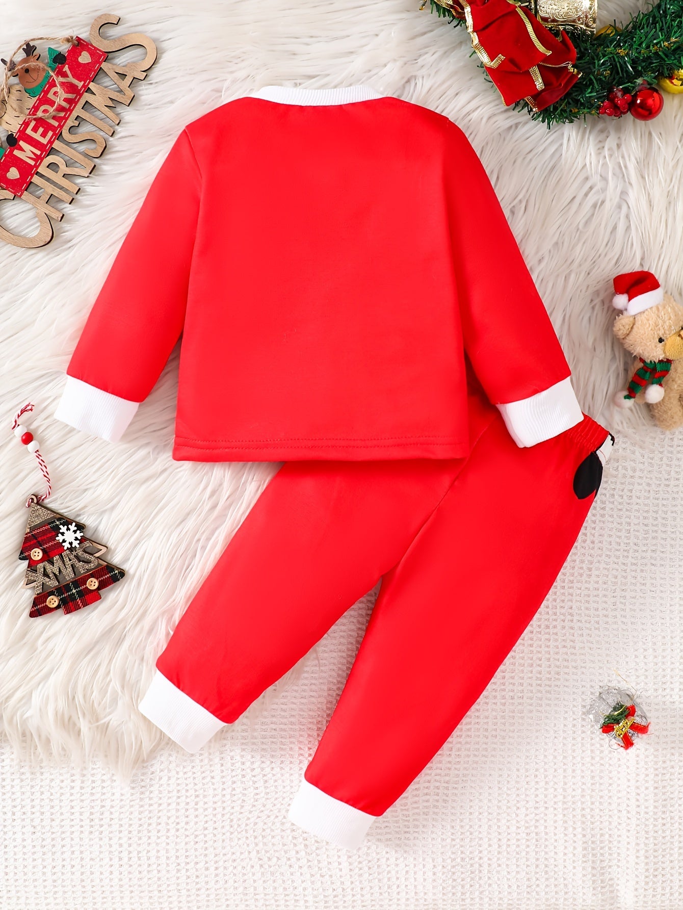 Baby Christmas Outfit – Long Sleeve Top and Pants Set