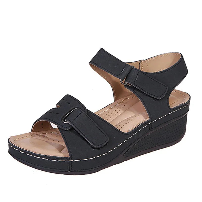 Women’s Adjustable Velcro Wedge Sandals