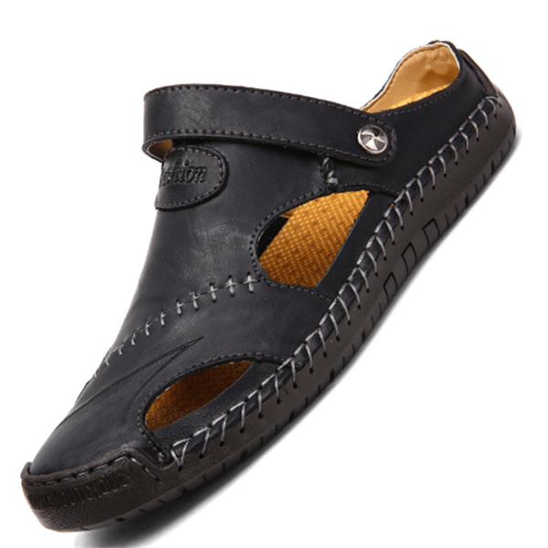 Comfortable Leather Sandals with Supportive Insoles