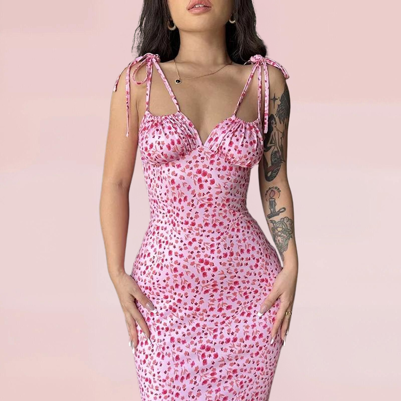 Charming Floral Maxi Dress for Summer