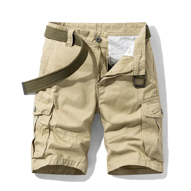 Men's Cargo Shorts Durable Cotton Blend