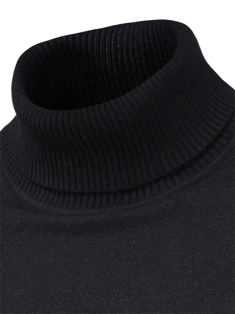 Men's Slim-Fit Knit Turtleneck Sweater