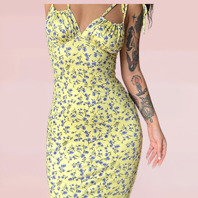 Charming Floral Maxi Dress for Summer