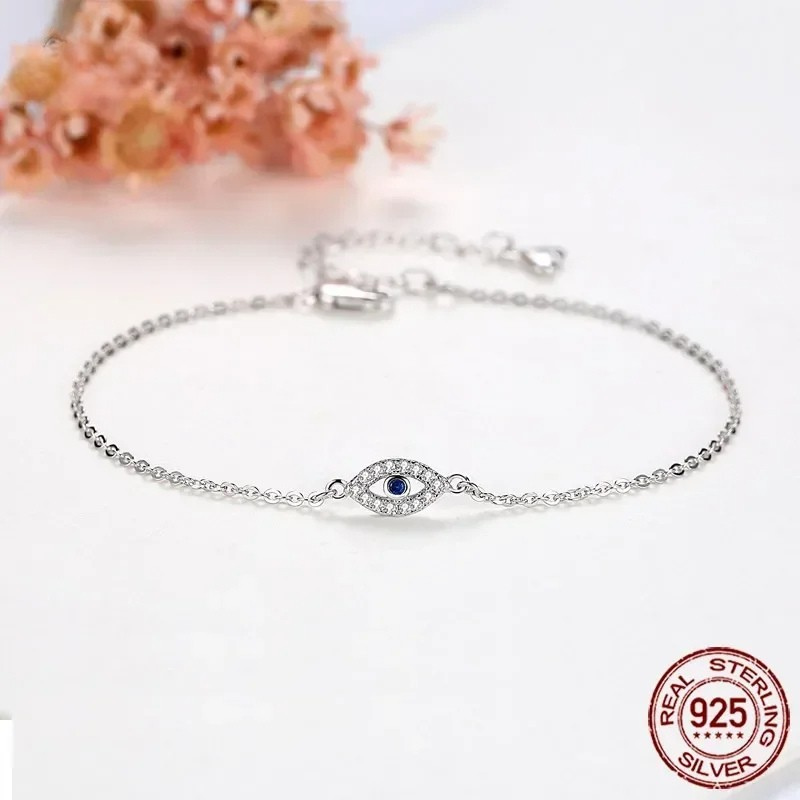 Lucky Blue Stone Evil Eye Bracelet