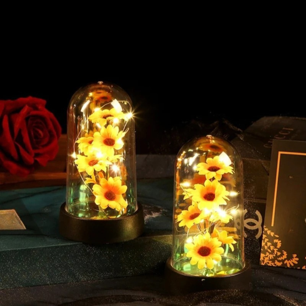 Sunflower LED Dome Gift Light for Special Occasions