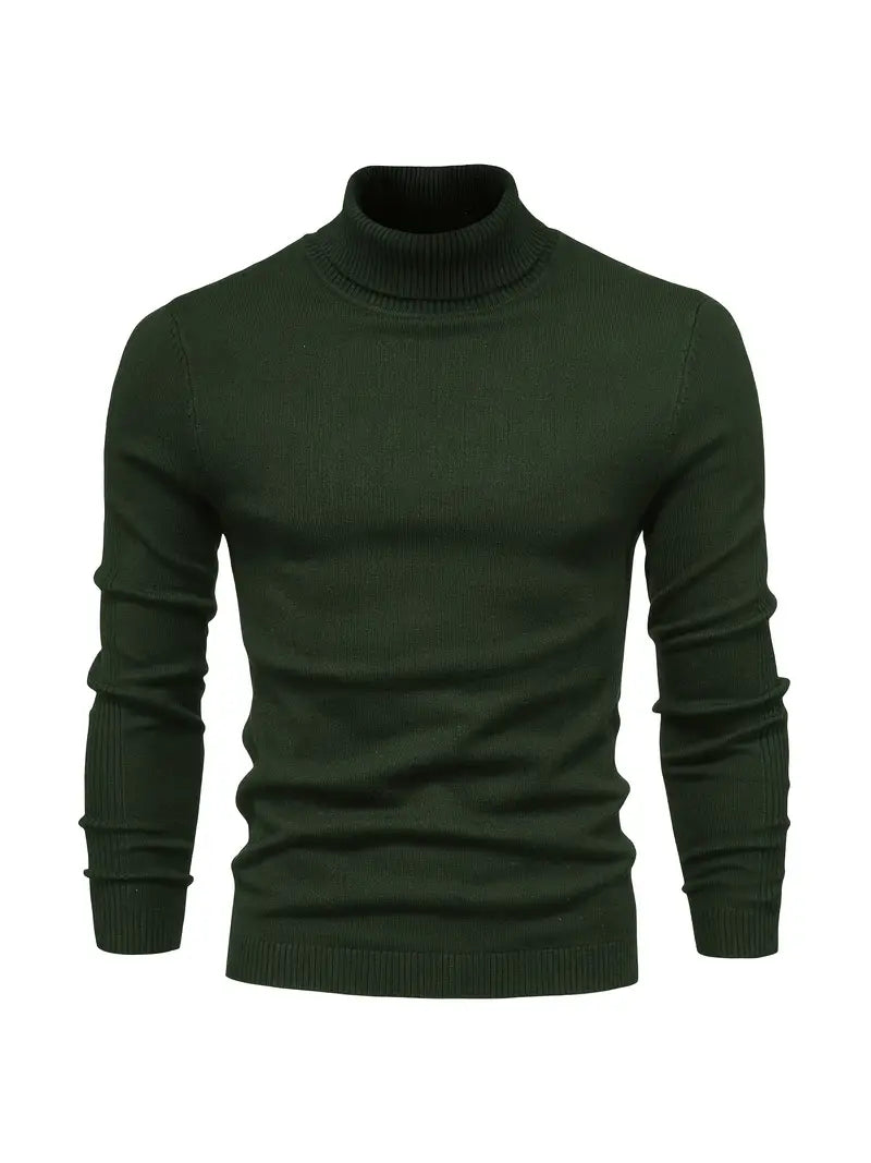 Men's Slim-Fit Knit Turtleneck Sweater