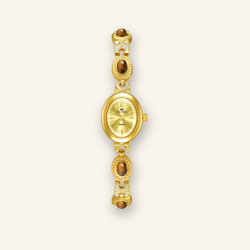 Amber Vintage Gold Watch