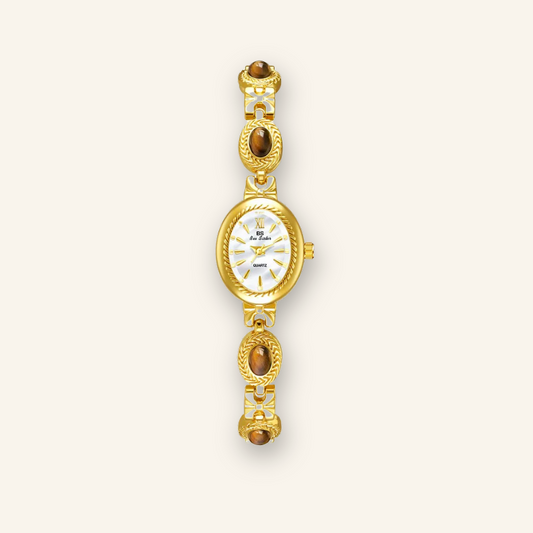 Amber Vintage Gold Watch
