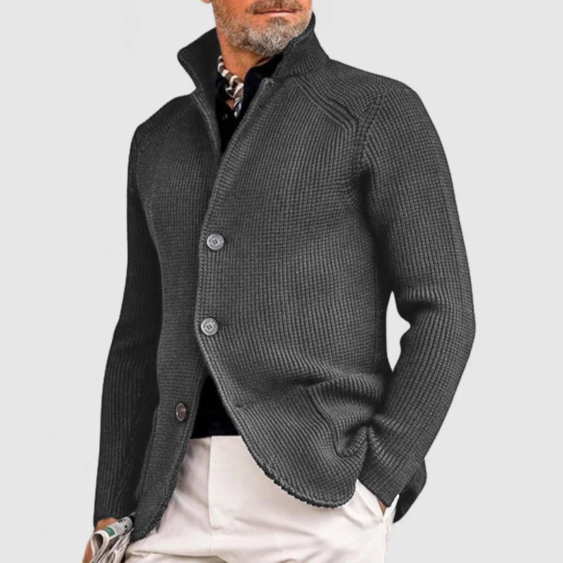 Men’s Knit Button-Up Cardigan