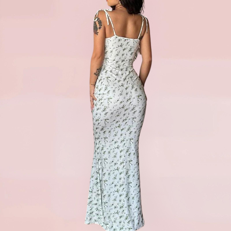 Charming Floral Maxi Dress for Summer