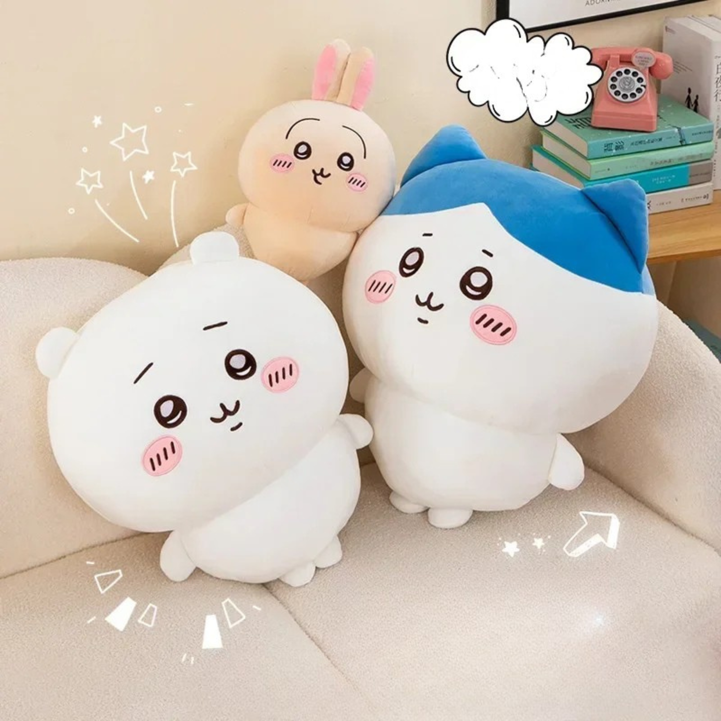 Chiikawa Plush Toy – Kawaii Soft Cushion Pillow