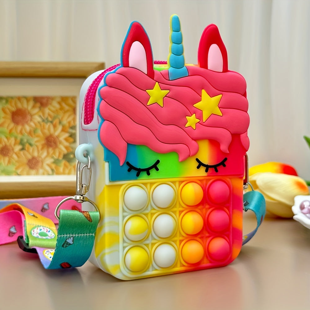 Colorful Crossbody Bag for Kids with Adjustable Strap