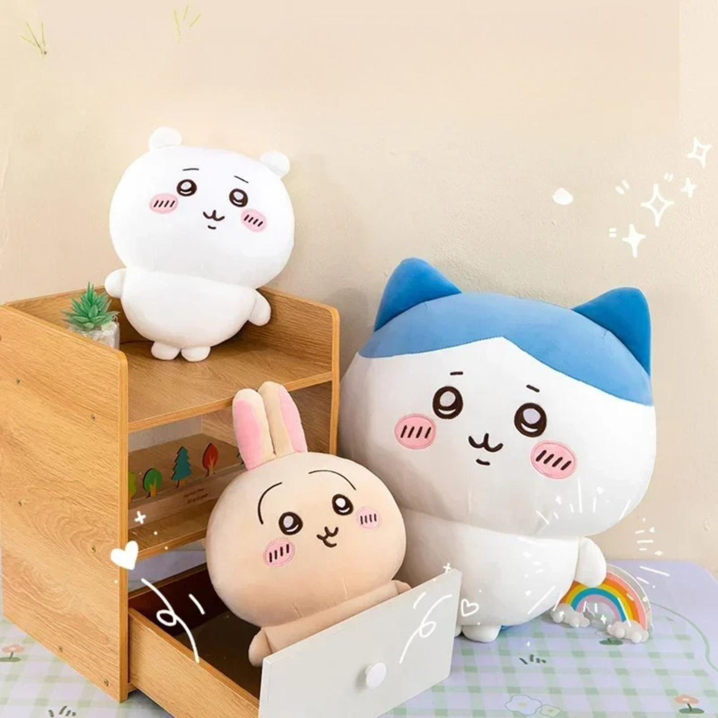 Chiikawa Plush Toy – Kawaii Soft Cushion Pillow
