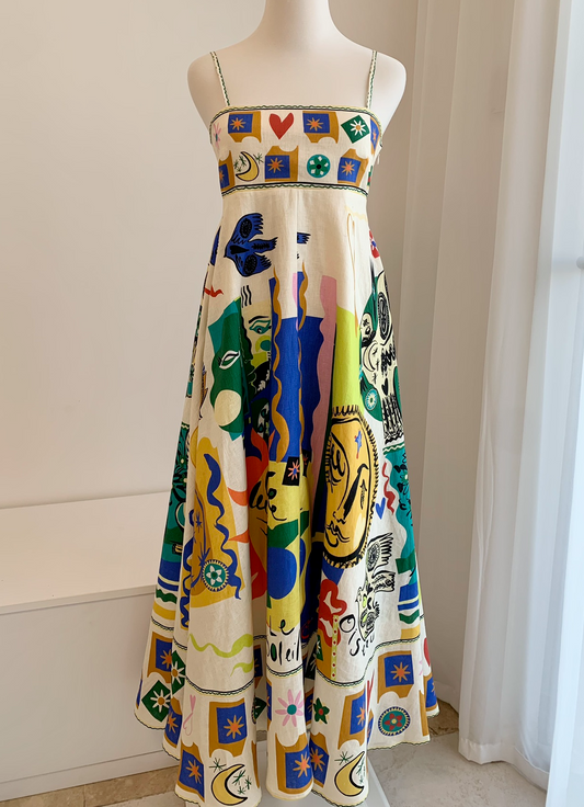 Elegant Babydoll Maxi Dress - Effortless Style