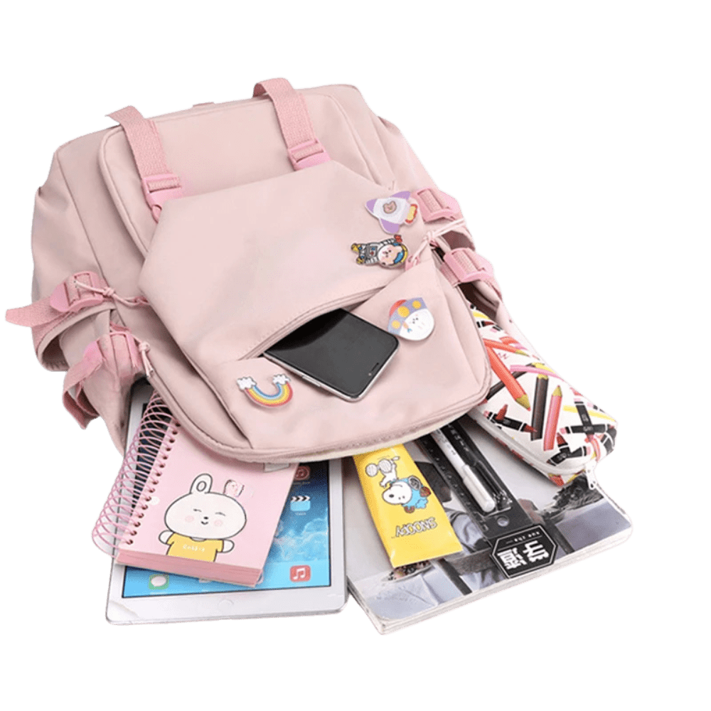 Colorful Character Backpack – Single or 3-Piece School Set