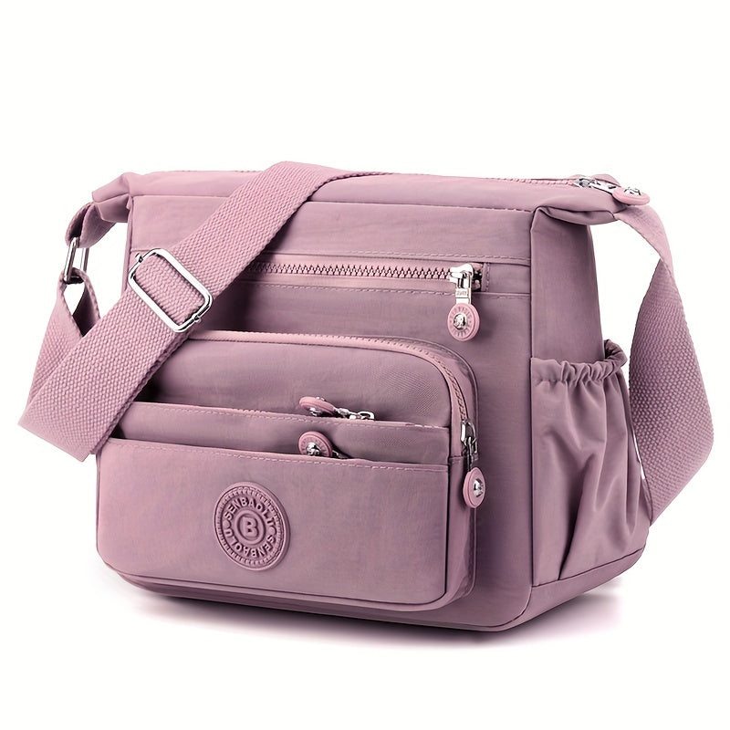Women’s Multi-Pocket Crossbody Bag with Adjustable Strap
