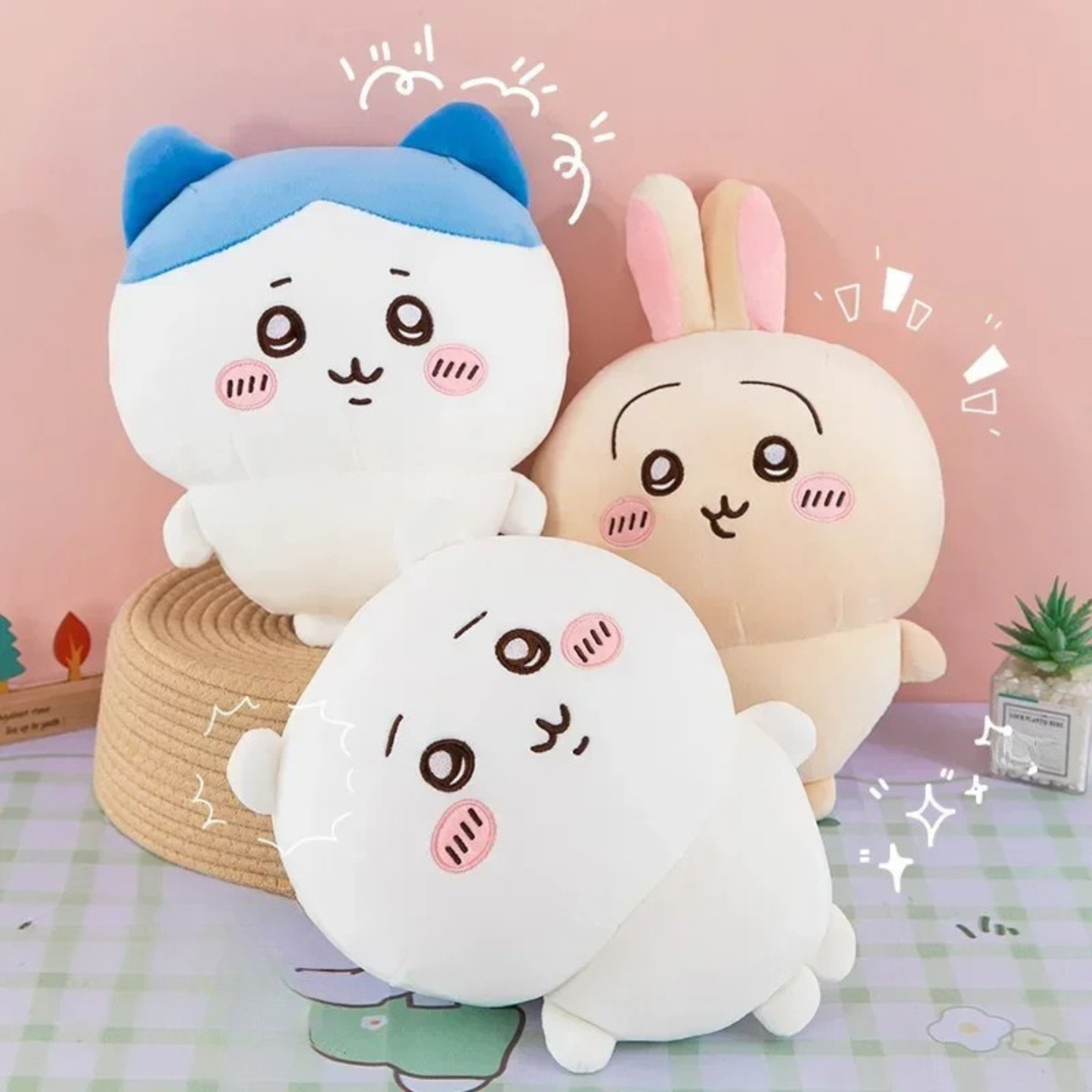 Chiikawa Plush Toy – Kawaii Soft Cushion Pillow