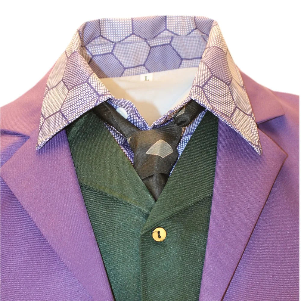 Adult Joker Cosplay Costume Set with Coat