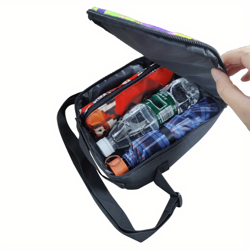 Cartoon Daypack Backpack with Zipper Closure – 3-Piece Set