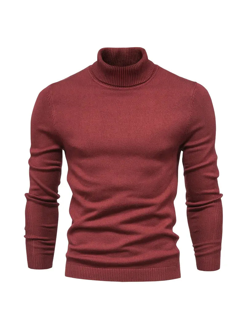 Men's Slim-Fit Knit Turtleneck Sweater