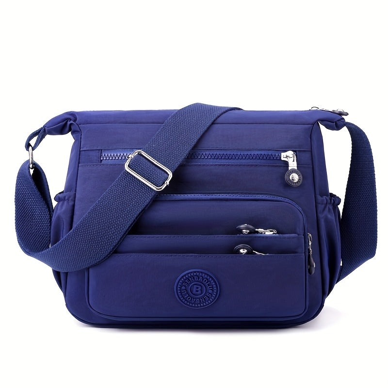 Women’s Multi-Pocket Crossbody Bag with Adjustable Strap