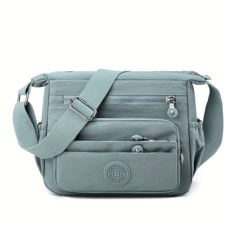 Women’s Multi-Pocket Crossbody Bag with Adjustable Strap