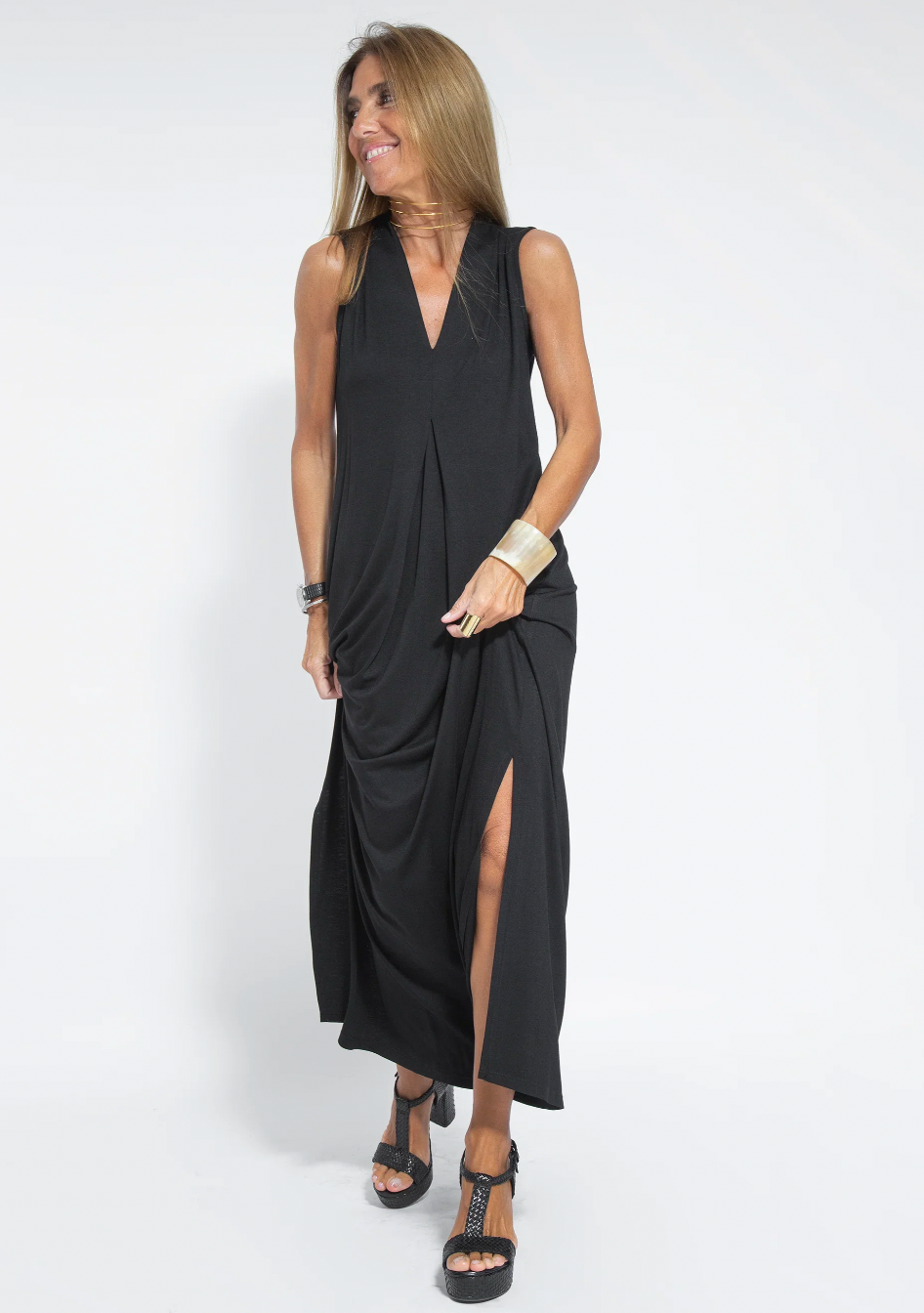 Chic AYANIA Dress & Vest Set