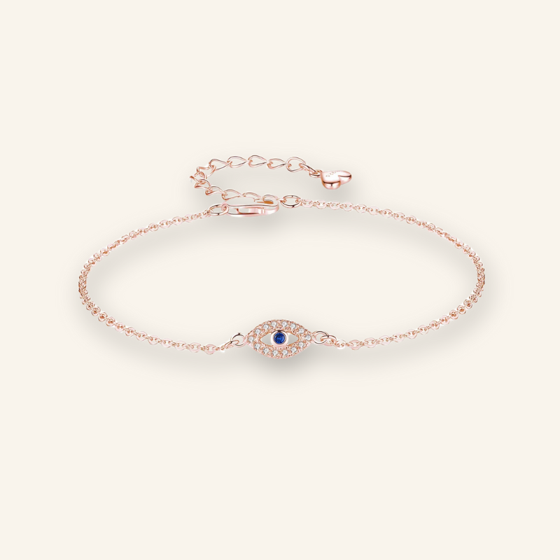 Lucky Blue Stone Evil Eye Bracelet