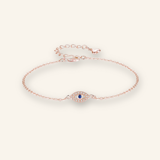 Lucky Blue Stone Evil Eye Bracelet