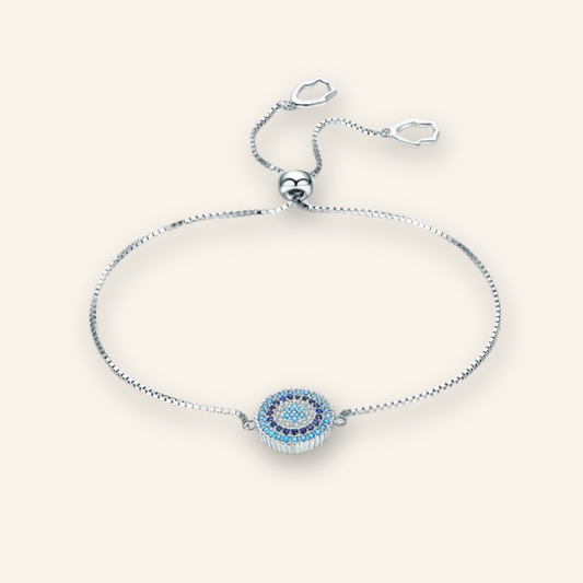 925 Sterling Silver Evil Eye Bracelet