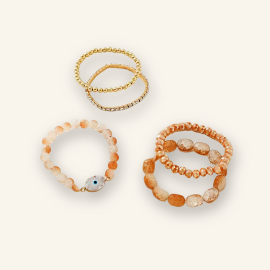 Bohemian Evil Eye Beaded Bracelets