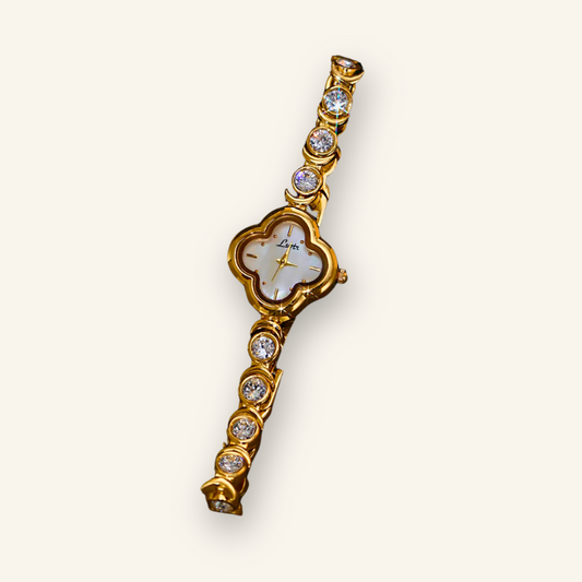Clover Vintage Gold Watch