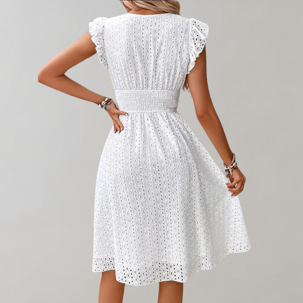 Chic Ruffled Summer Dress for Elegance