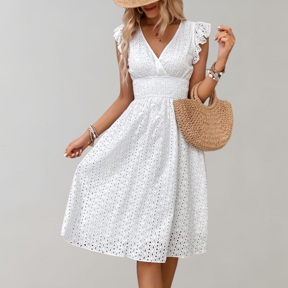 Chic Ruffled Summer Dress for Elegance