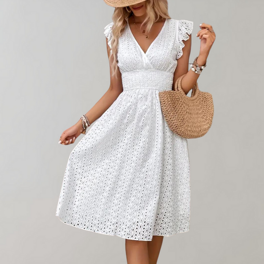 Chic Ruffled Summer Dress for Elegance