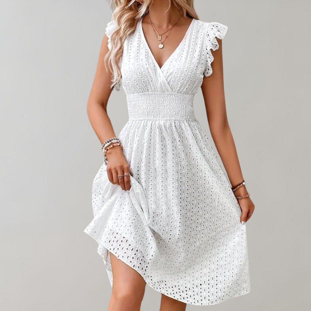 Chic Ruffled Summer Dress for Elegance