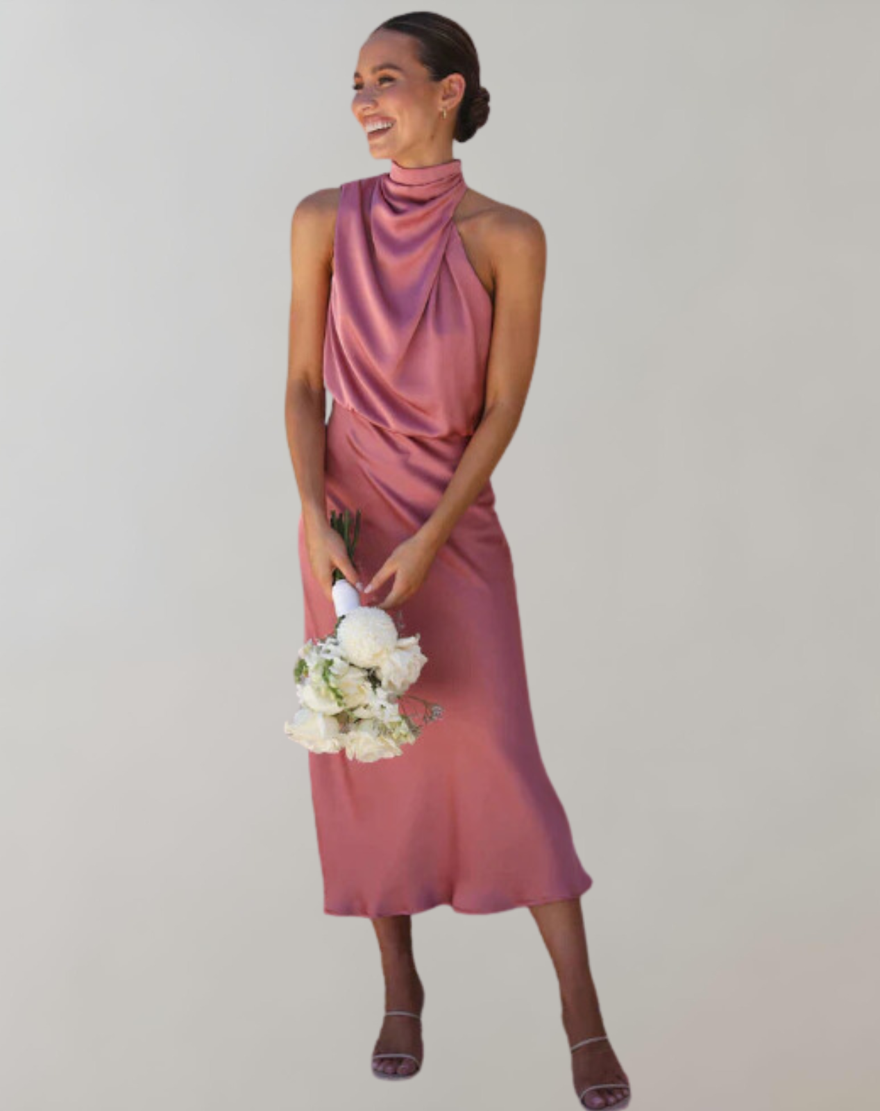 Luxurious Shiny Maxi Dress for Elegance