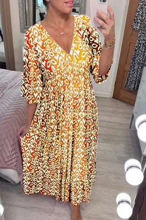 Enchanting Bohemian Long Dress: Ethereal Elegance