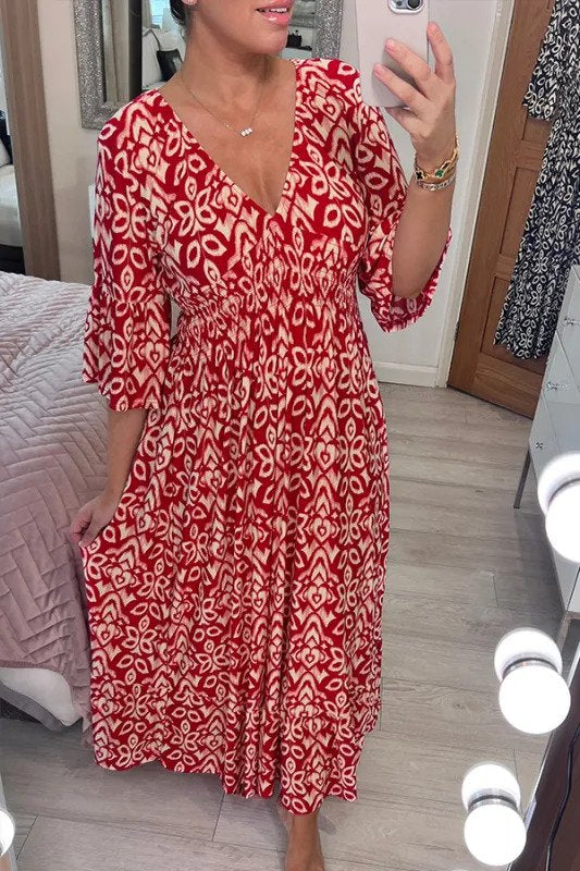 Enchanting Bohemian Long Dress: Ethereal Elegance