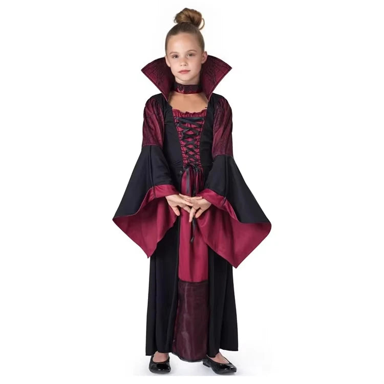 Kids Vampire Costume Dress for Girls