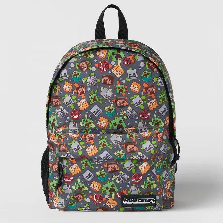 Kids' Cartoon Pattern School Backpack