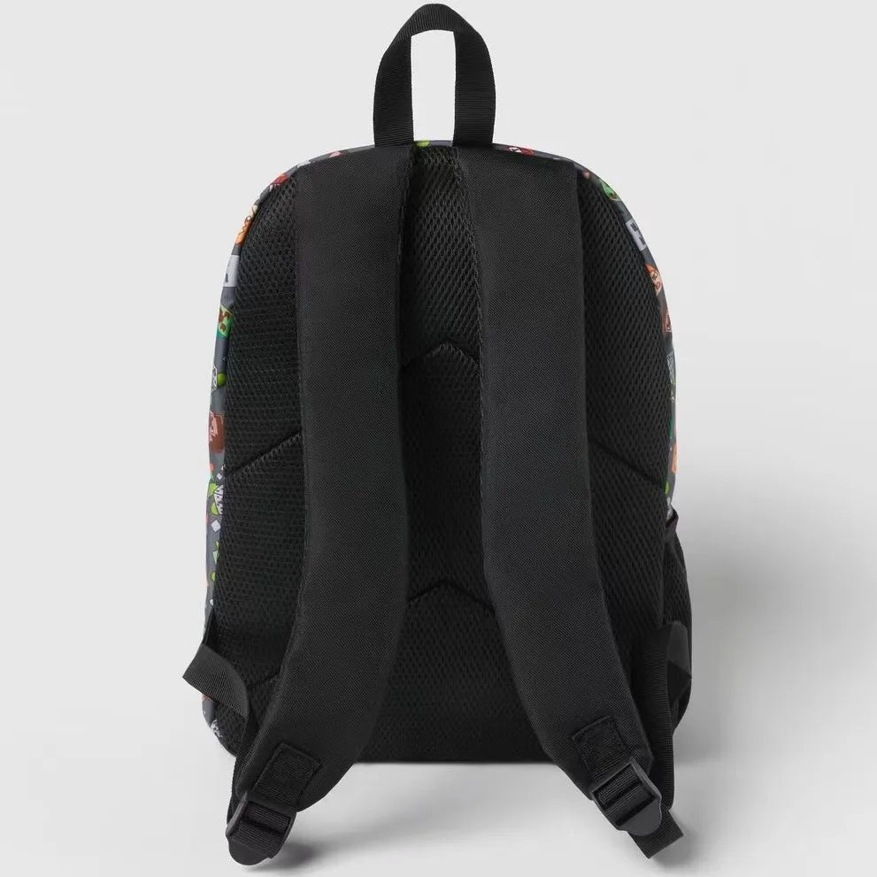 Kids' Cartoon Pattern School Backpack