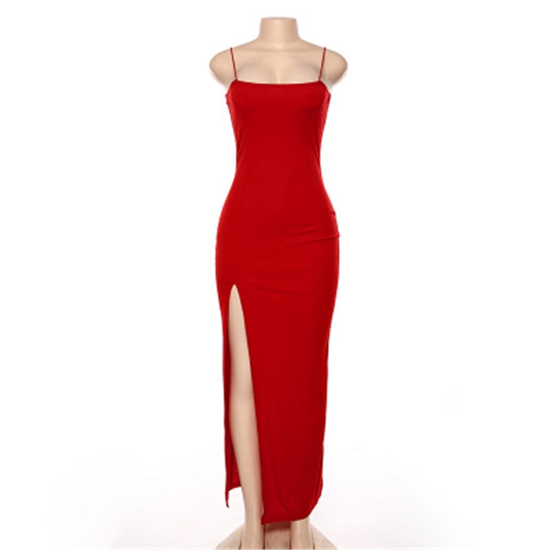 Chic Maxi Dress with Slits - Versatile Style