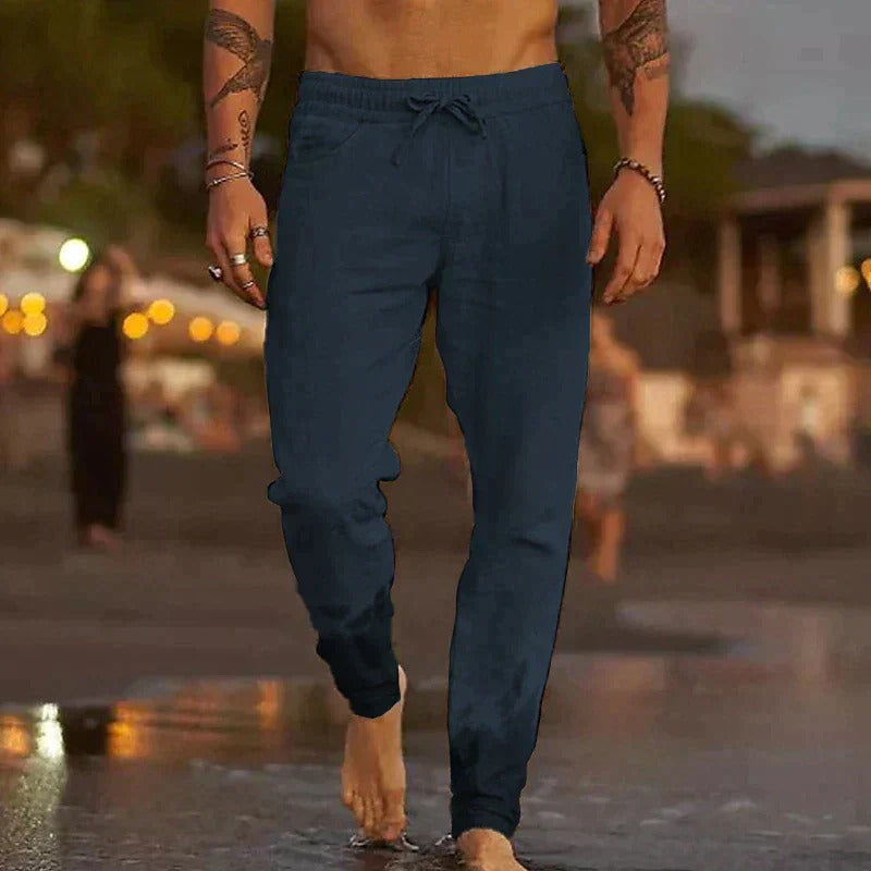 Men's Relaxed Fit Summer Pants for Warm Weather Comfort
