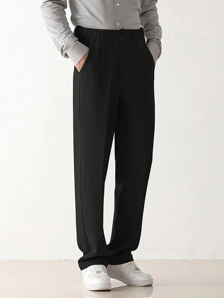 Men's Draped Tailored Formal Trousers