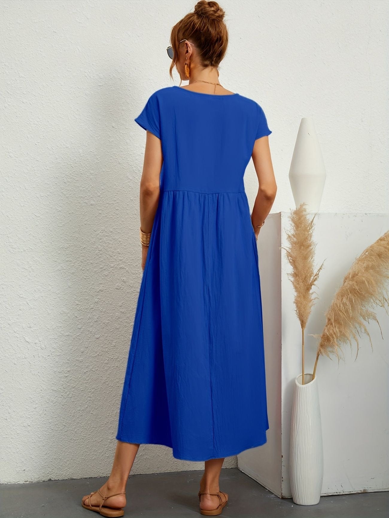 Chic Spring Camille Round Neck Dress