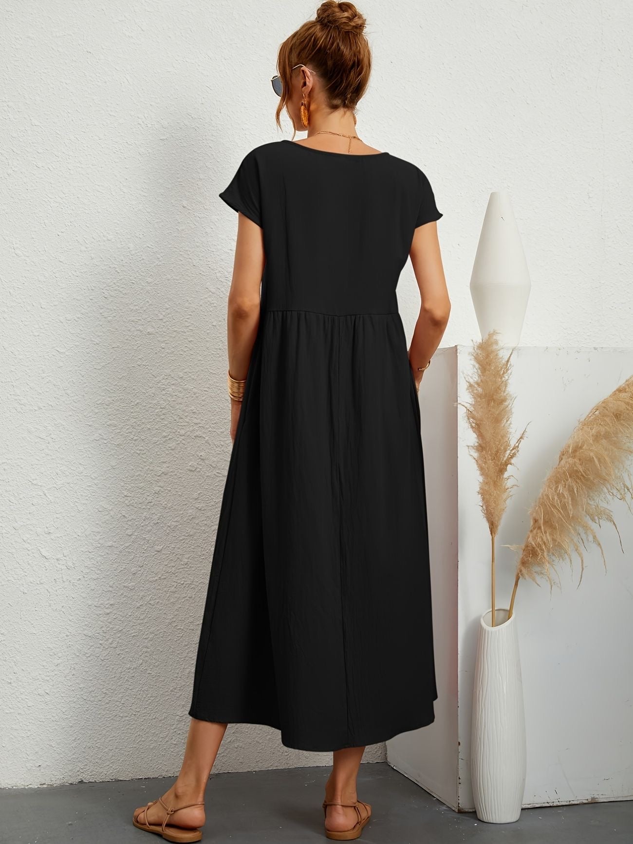 Chic Spring Camille Round Neck Dress