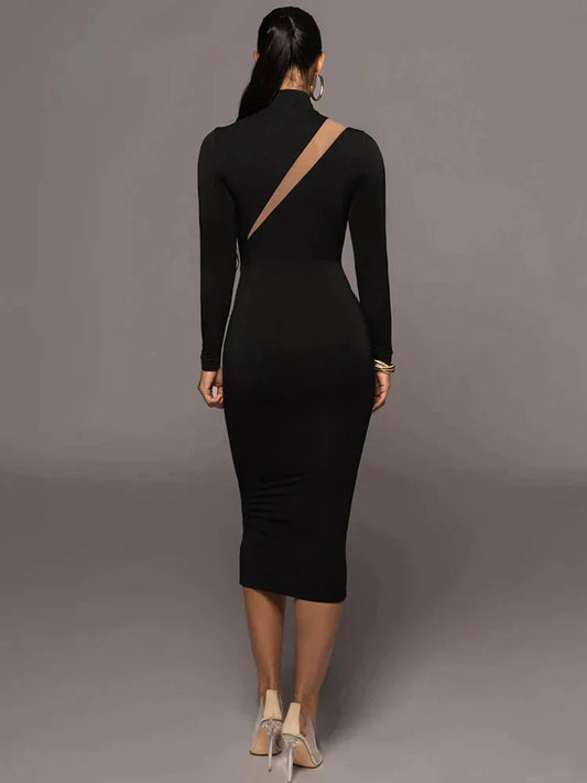 Chic Figure-Hugging Maxi Dress Collection