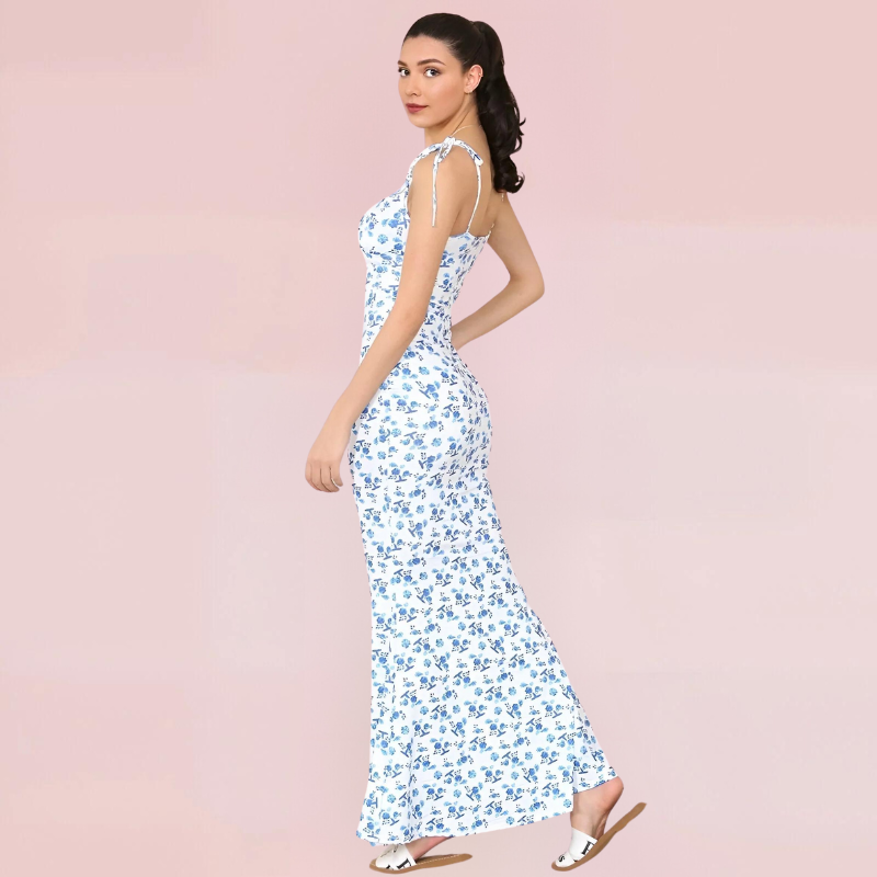 Charming Floral Maxi Dress for Summer
