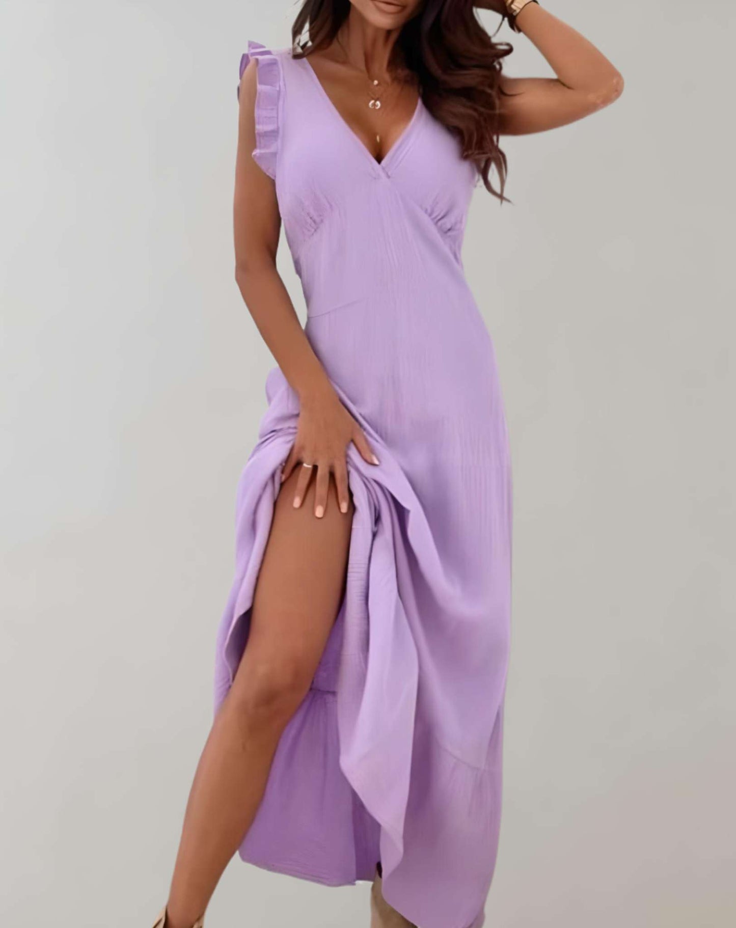Chic Wolff Long Dress: Comfort & Style